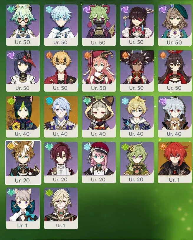 GI1056 High AR56 Europe Account with Nahida, Raiden, Zhongli, Ayaka, Eula, Venti, Wanderer, Amos Bow, Skyward Harp, Skyward Spine, Skyward Blade 